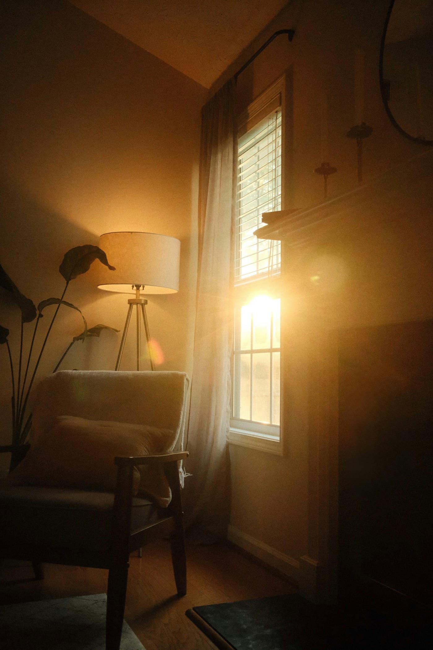 Interior storm window preserving the original window